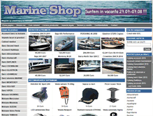 Tablet Screenshot of marine-shop.ro